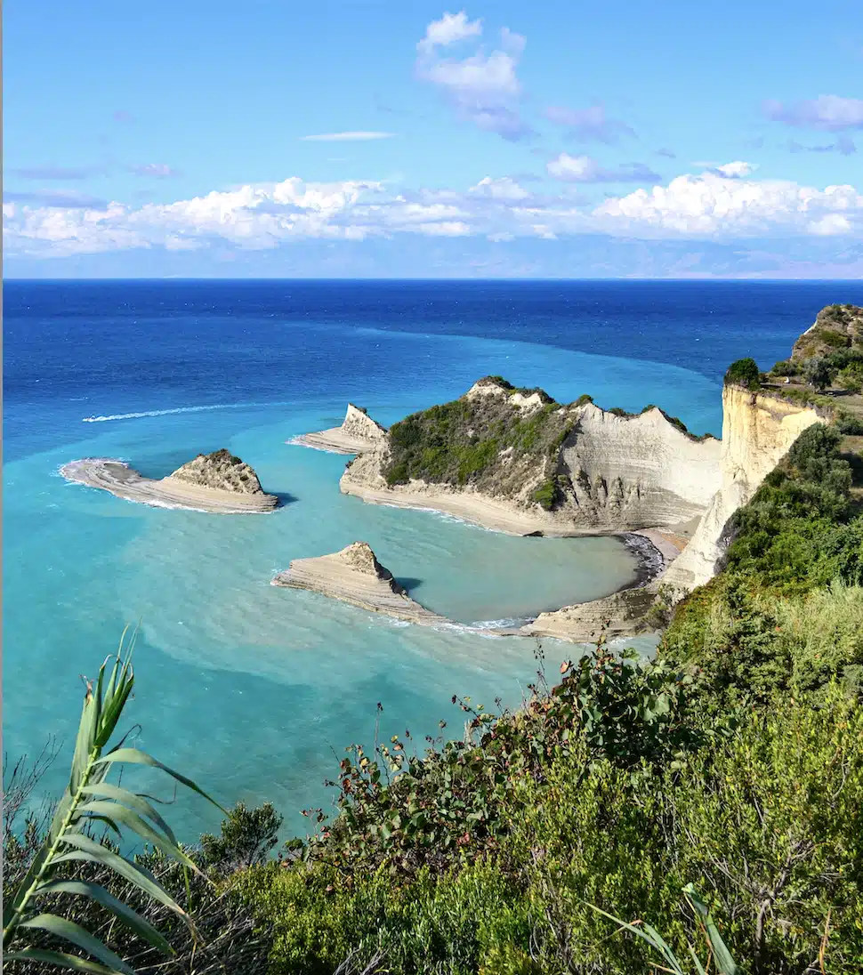 The beautiful islands of Corfu in Greece.